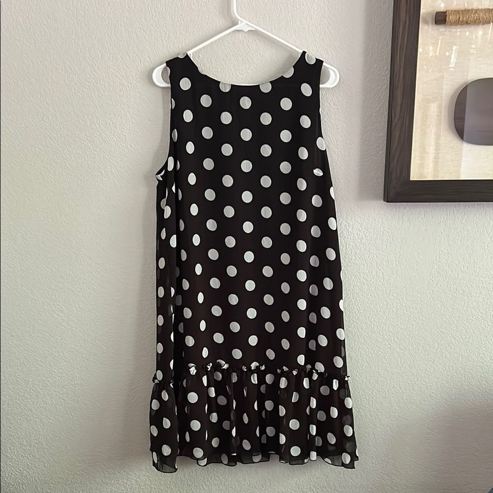 Tommy Hilfiger pilha   Dot Sleeveless Kids Dress - Black and White new no tags - Picture 4 of 12